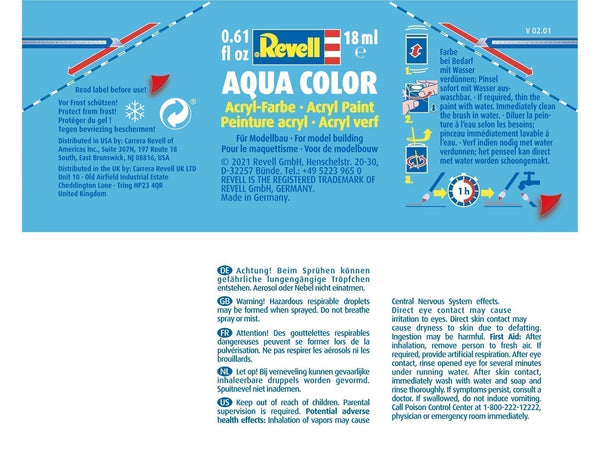 Revell Aqua 36382 acrylverf op waterbasis 18ml - Houtbruin, zijdemat #382