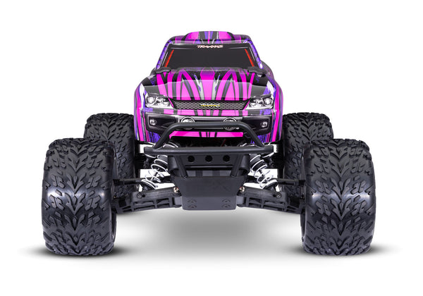Traxxas Stampede 2WD Brushed HD (incl accu & lader) - Roze