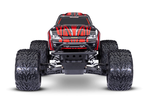 Traxxas Stampede 2WD Brushed HD (incl accu & USB-C lader)  - Rood