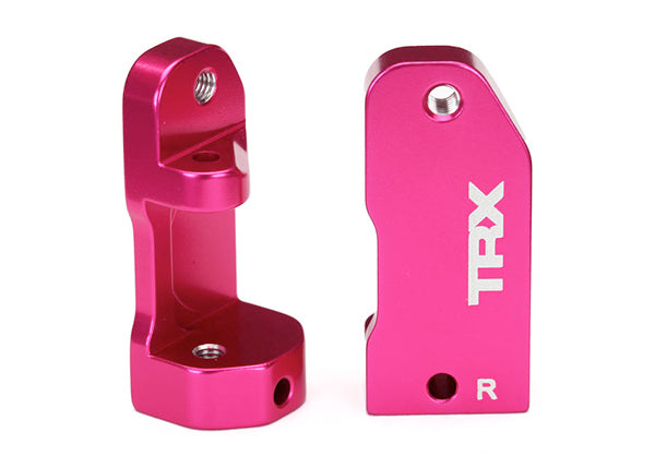 Traxxas TRX3632P - Caster blocks, 30-degree,PINK -anodized 6061-T6 aluminum