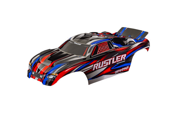 Traxxas TRX3721-RED - Body, Rustler  (also fits Rustler  VXL), red