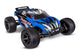 Traxxas Rustler 2wd Brushed HD (incl accu & USB lader) - Blauw X