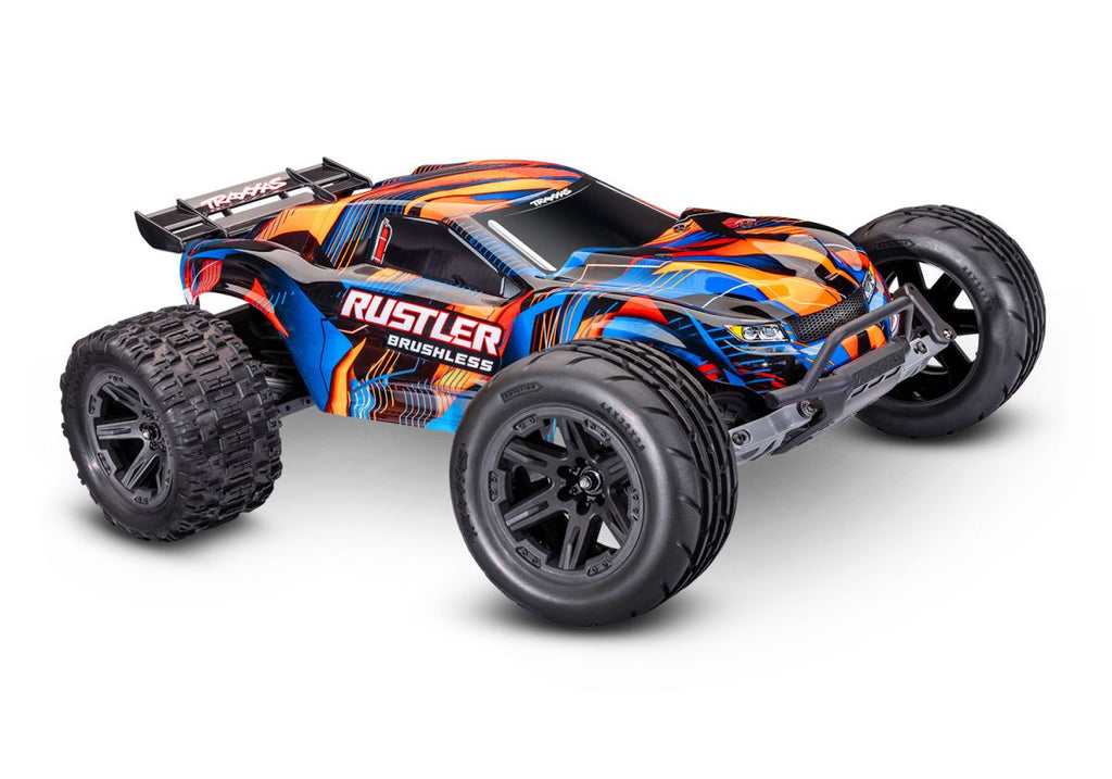 Traxxas Rustler 2WD VX3 Brushless - Oranje
