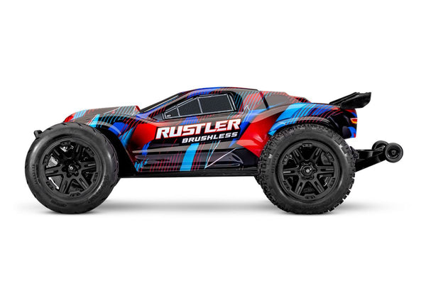 Traxxas Rustler 2WD VX3 Brushless - Rood