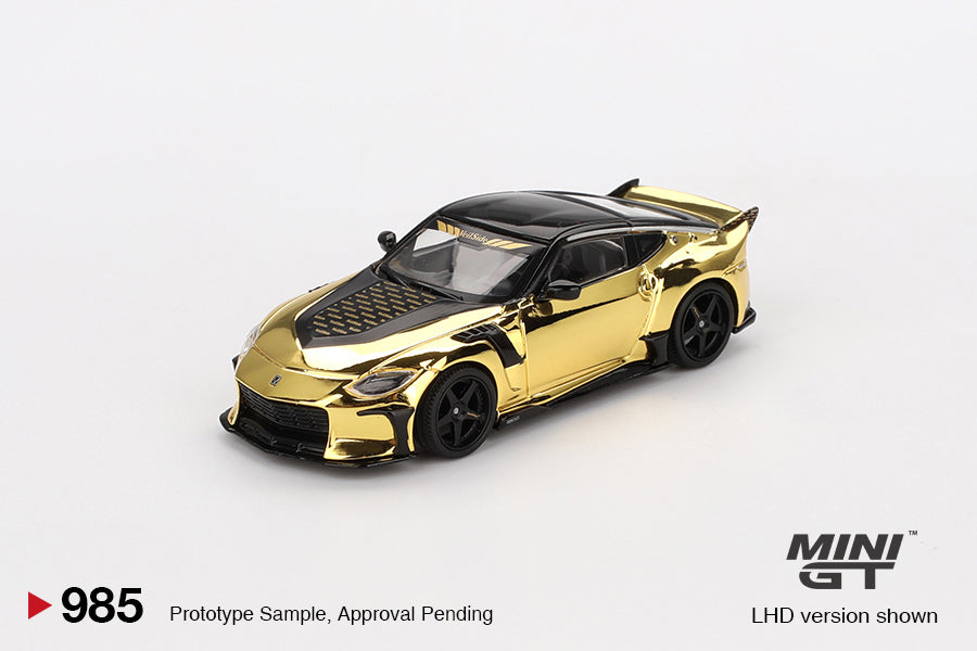 MINI GT 0985 - Nissan Z VeilSide FFZ400 Gold Chrome