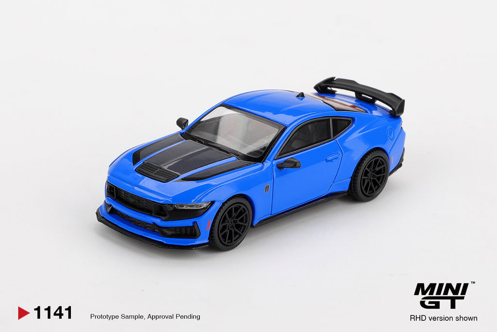 MINI GT 1141 - Ford Mustang Dark Horse 2024 Grabber Blue