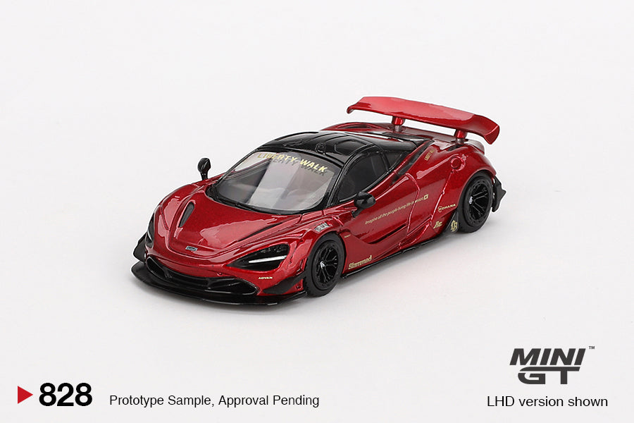 MINI GT 0828 - McLaren 720S LB★Works Gem Red