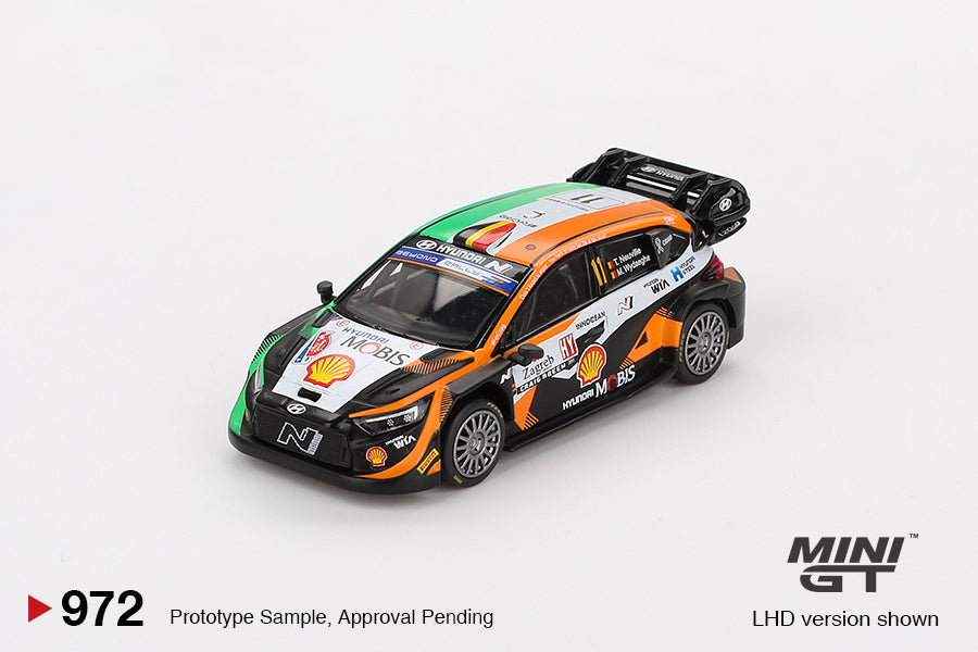 MINI GT 0972 - Hyundai i20 N Rally1 #11 2023 Rally Croatia  Power Stage Winner
