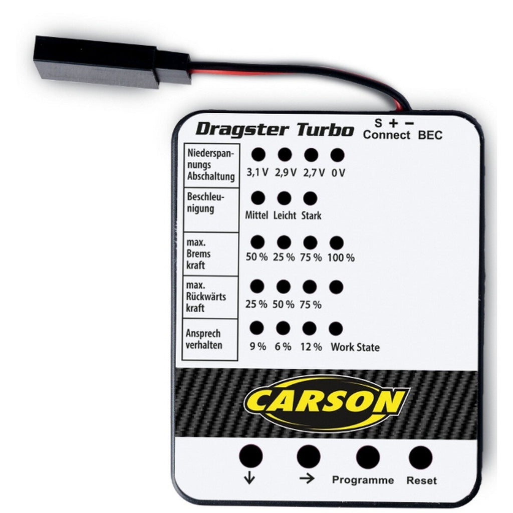 Carson 906303 - Program Card (voor Dragster Turbo 2500KV)