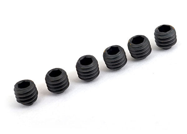 Traxxas TRX4897X - Screws, set (grub), 4mm (with heavy duty threadlock) (6)
