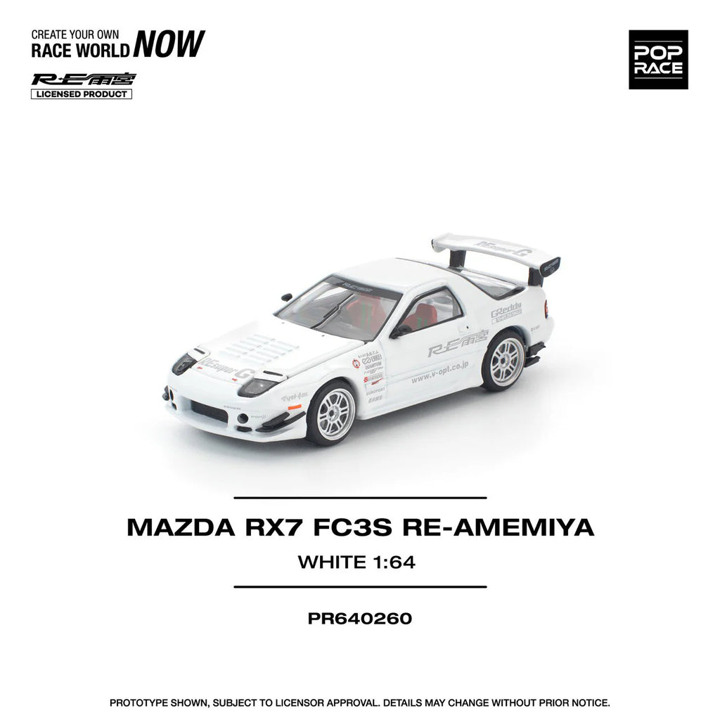 Pop Race 0260 - Mazda RX7 fc3s re-amemiya, white