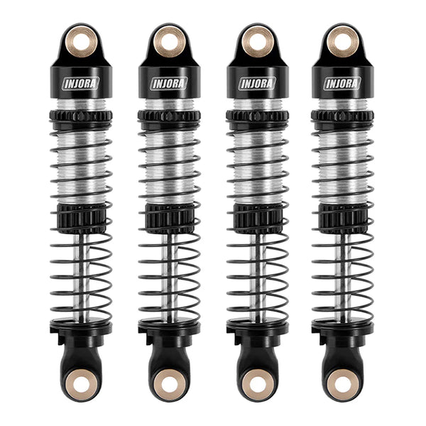 INJORA 4M-24BS-4 -   INJORA 53mm Aluminum Threaded Oil Shocks for 1/18 TRX4M
