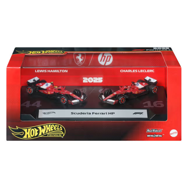 Hot Wheels Premium Formula 1 2025 - 2-pack Ferrari Formula 1 Team