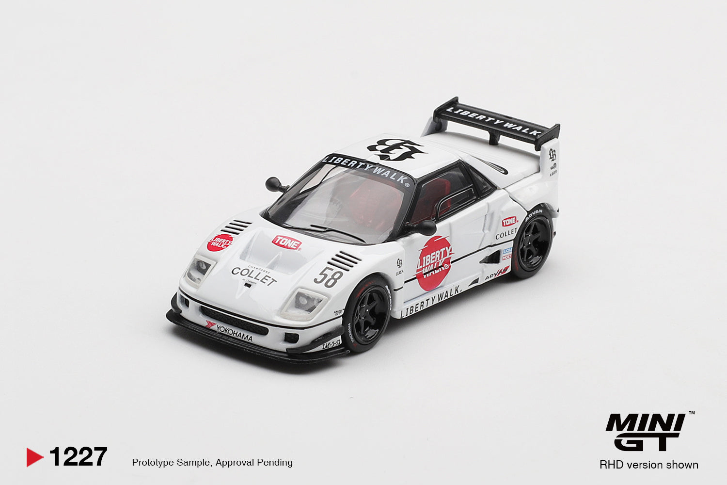 MINI GT 1227 - Mazda AZ-1 Liberty Walk LB40 LB-Hinomaru