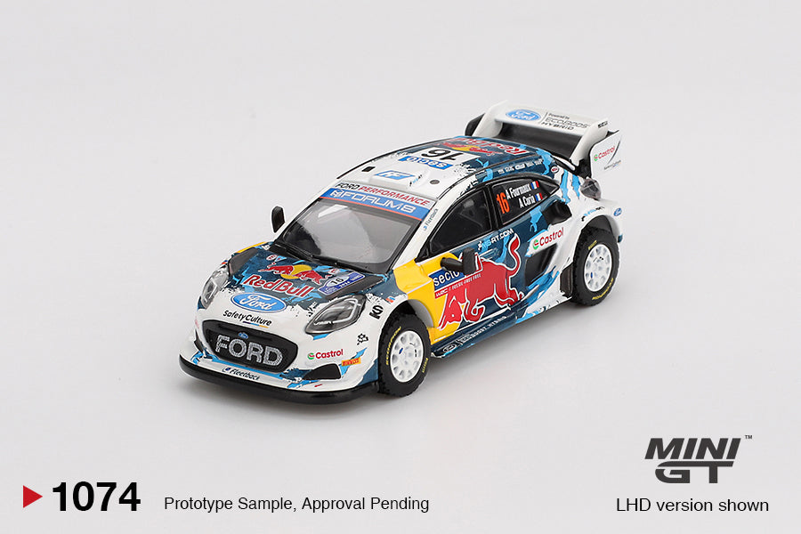 MINI GT 1074 - Ford Puma Rally1 #16 M-Sport Ford WRT 2024 Rally Finland 3rd Place