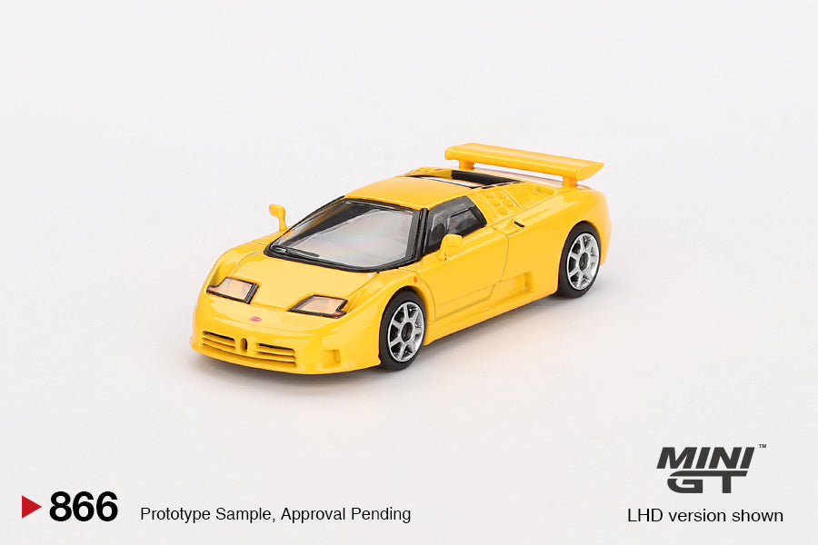 MINI GT 0866 - Bugatti EB110 Super Sport Giallo Bugatti