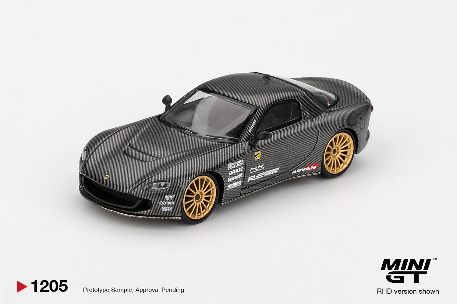MINI GT 1205 -Mazda RX-7 RE-Amemiya Matsukiyo KOKU 3 Rotor NA-7 TAS 2025 Best Tuned Car Award