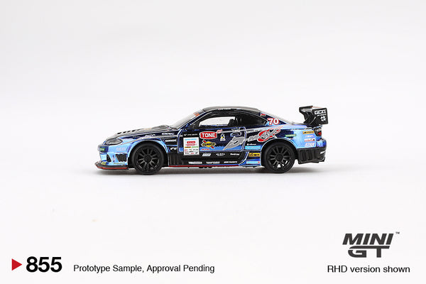 MINI GT 0855 - Nissan Silvia (S15) D-MAX #70 D-MAX Racing 2023 D1 Grand Prix (blister)