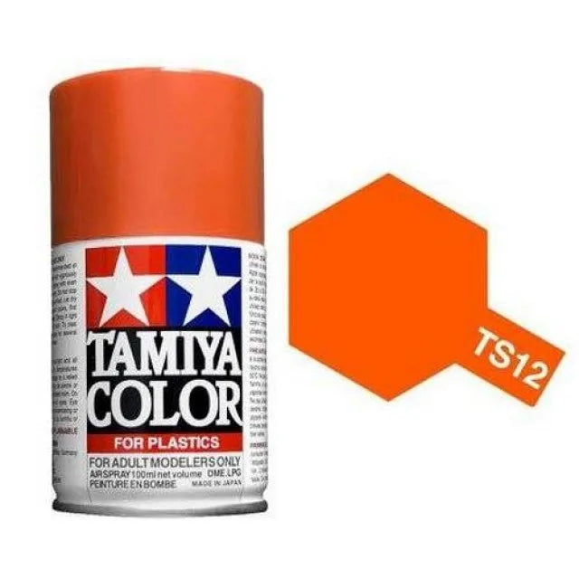 Tamiya TS-12 Oranje glanzend spuitbus 100ml