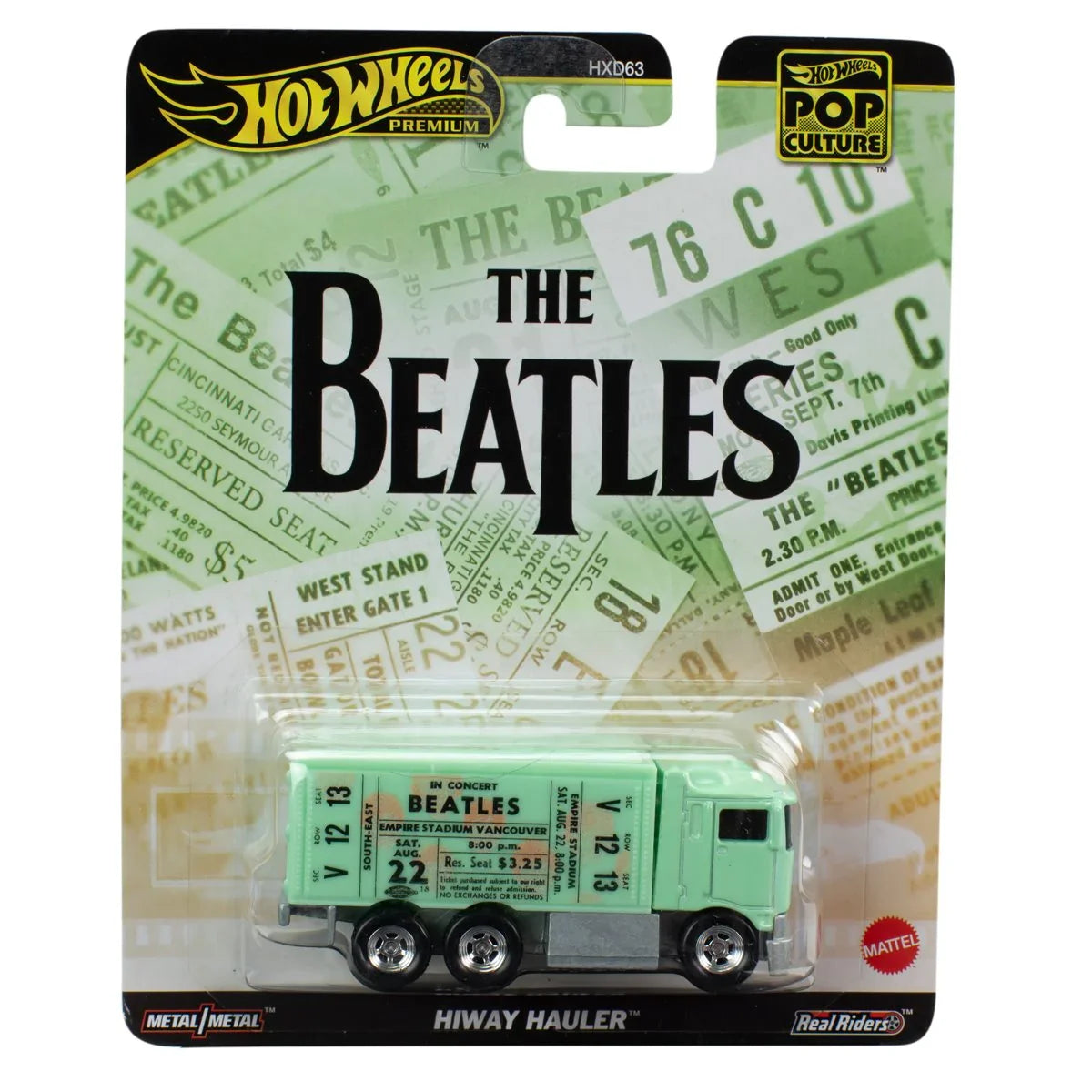 Hot Wheels Premium Pop Culture- Hiway Hauler (BEATLES)