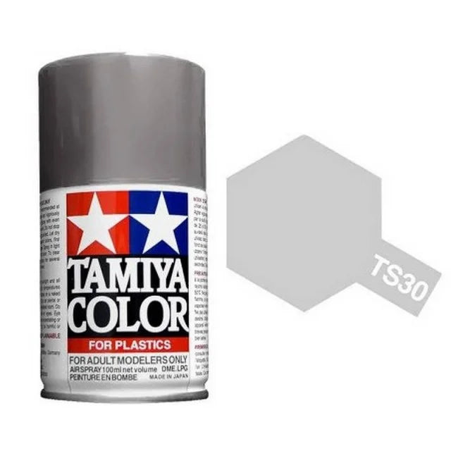 Tamiya TS-30 Zilver metallic spuitbus 100ml