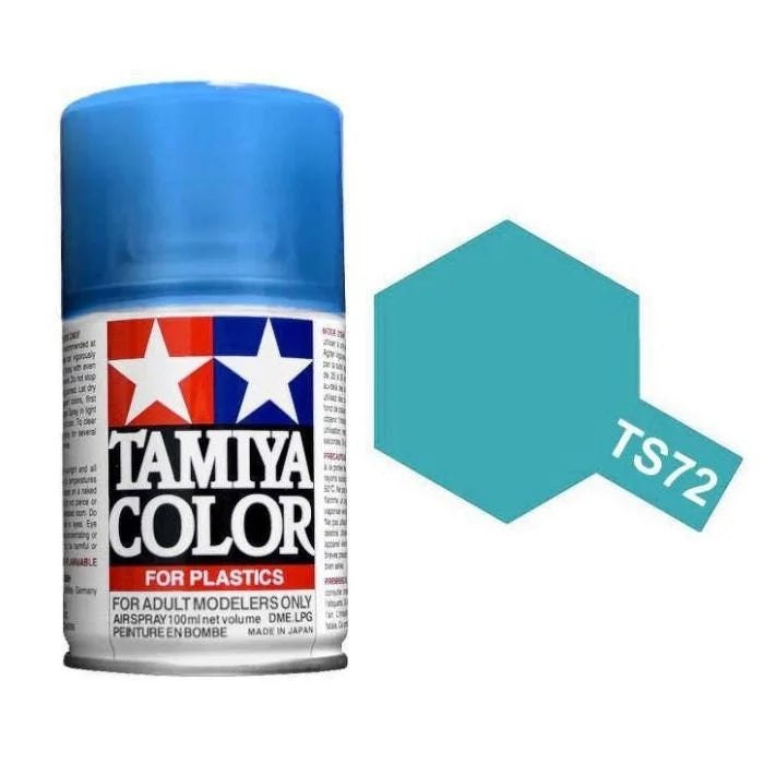 Tamiya TS-72 Helder blauw (transparant) spuitbus 100ml