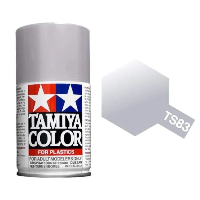 Tamiya TS-83 Metallic zilver spuitbus 100ml