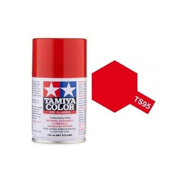 Tamiya TS-95 Puur Metallic Rood spuitbus 100ml