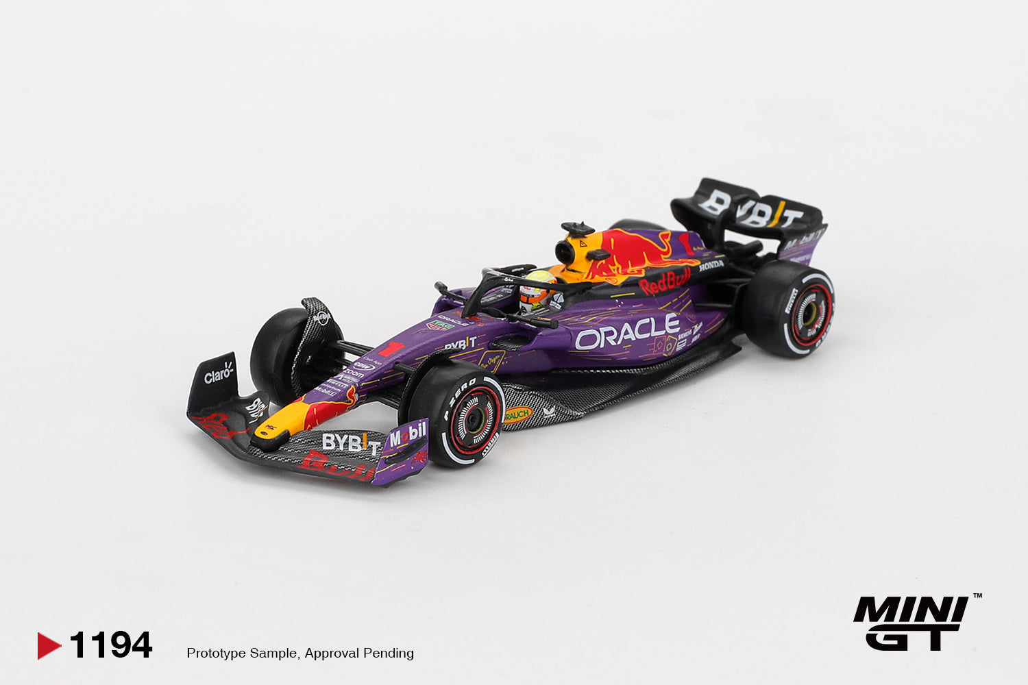 MINI GT 1194 - Oracle Red Bull Racing RB19 #1 Max Verstappen 2023 F1 2023 Las Vegas GP Winner