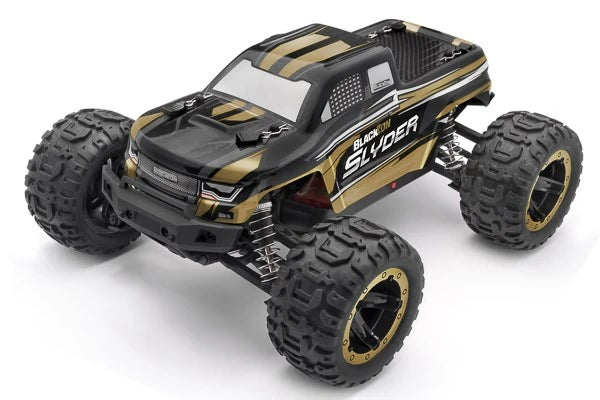 Blackzon Slyder MT 1/16 4WD Brushed Monster Truck - Goud