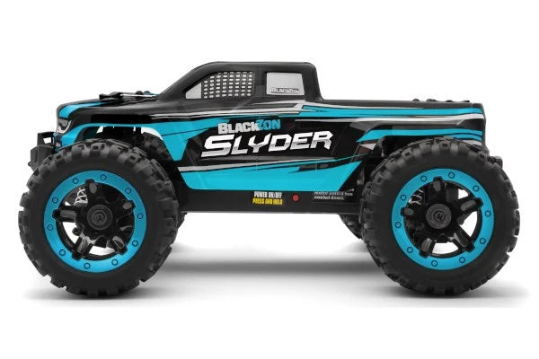 Blackzon Slyder MT 1/16 4WD Brushed Monster Truck - Blauw