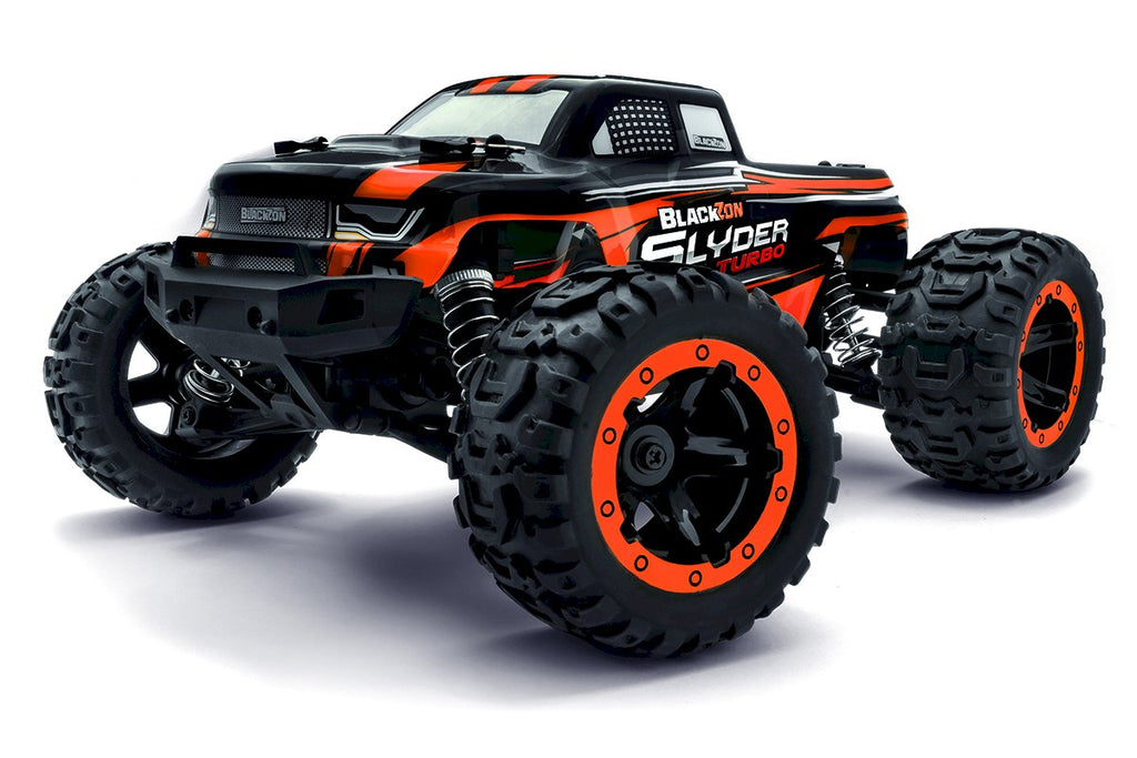 Blackzon Slyder MT Turbo 1/16 4WD Brushless Monster Truck - Oranje