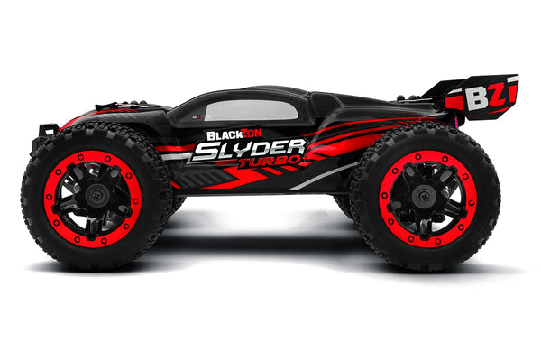 Blackzon Slyder ST Turbo 1/16 4WD Brushless Stadium Truck - Rood