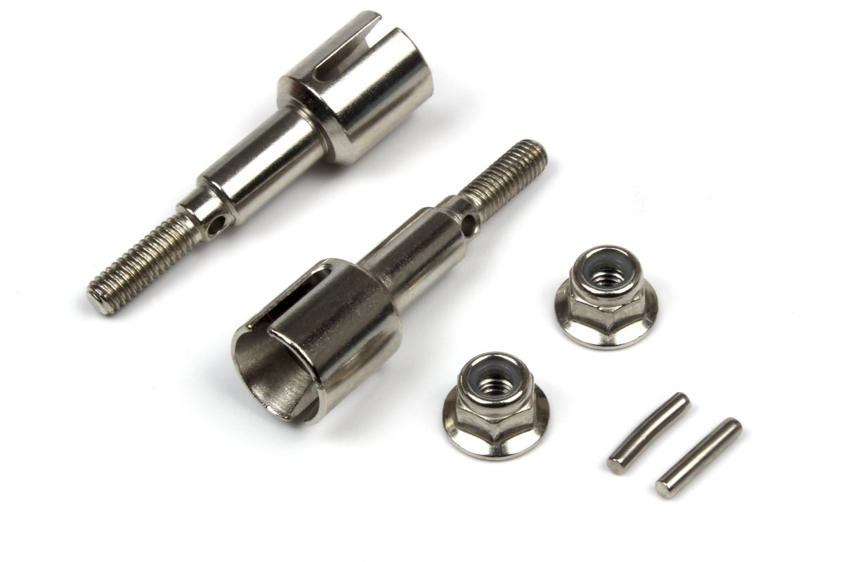 Blackzon 540241 - Smyter Rear Wheel Axles (Steel/2pcs)