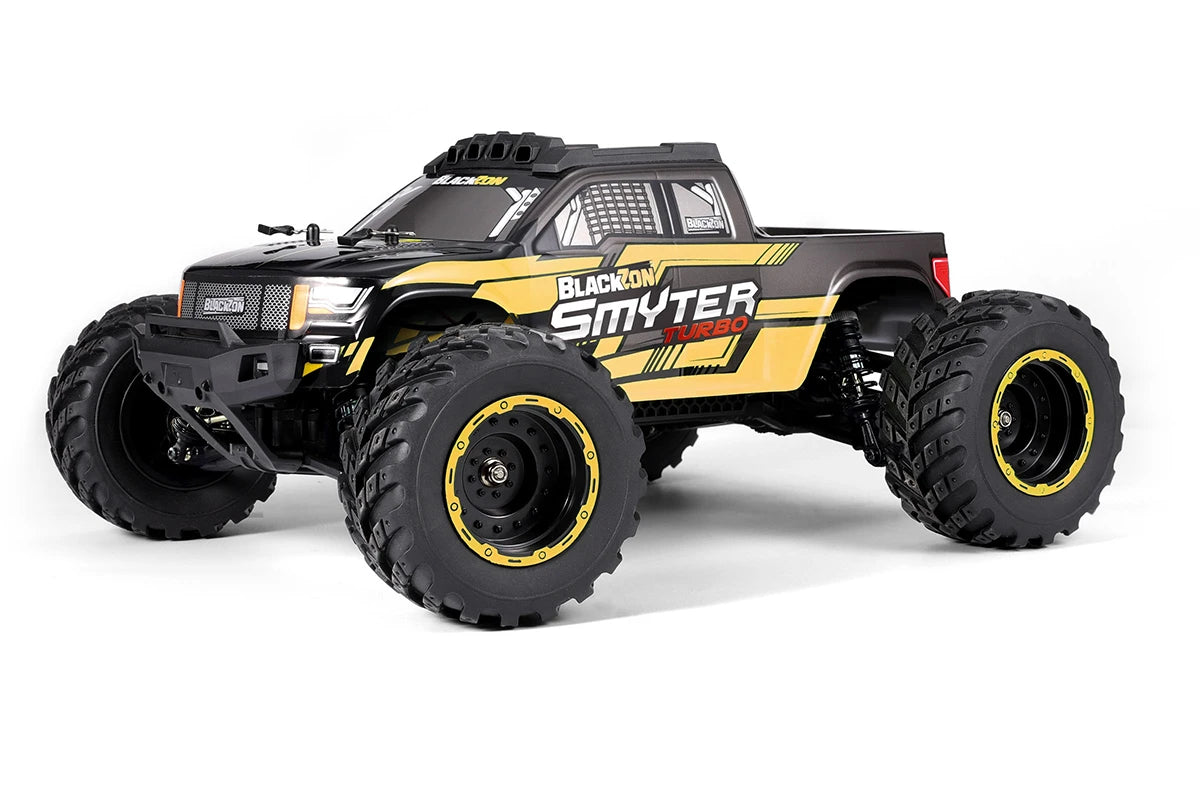 Blackzon Smyter MT 1/12 4WD Brushless Monster Truck - Geel