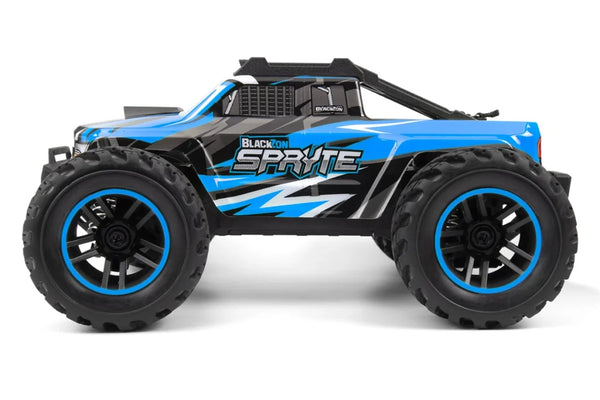 Blackzon Spryte ST 1/20 4WD Brushed Stadium Truck - Blauw
