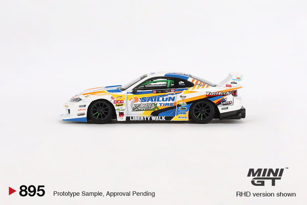 MINI GT 0895 - Nissan LB-Super Silhouette S15 SILVIA #555 2023 Formula Drift Japan
