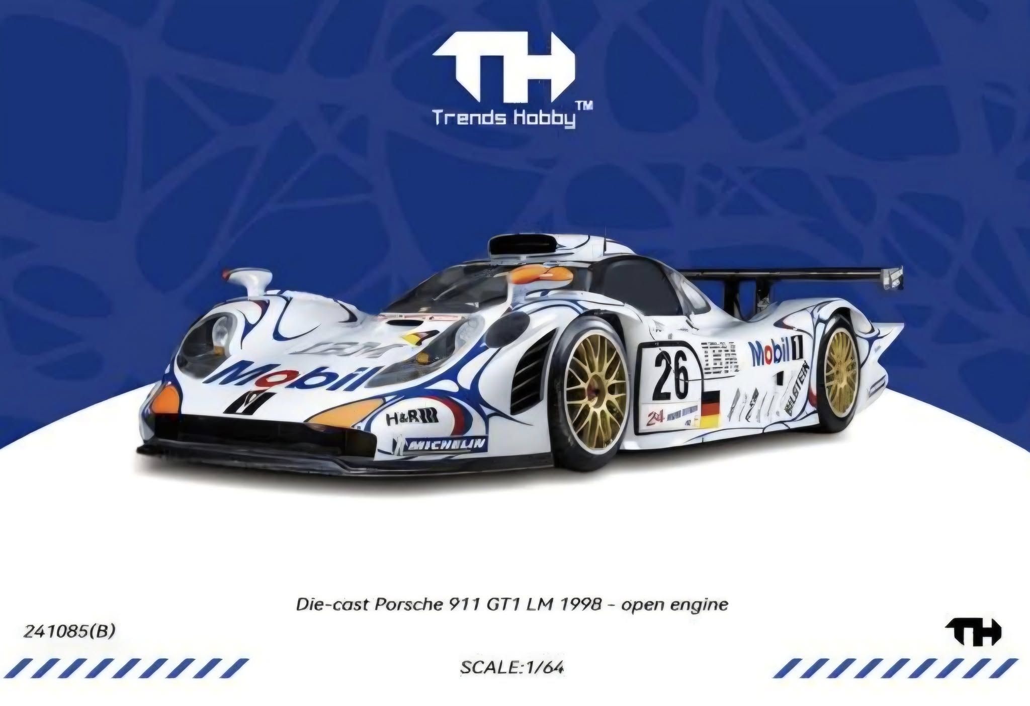 Trends Hobby - Porsche 911 GT1 1998 LM #26