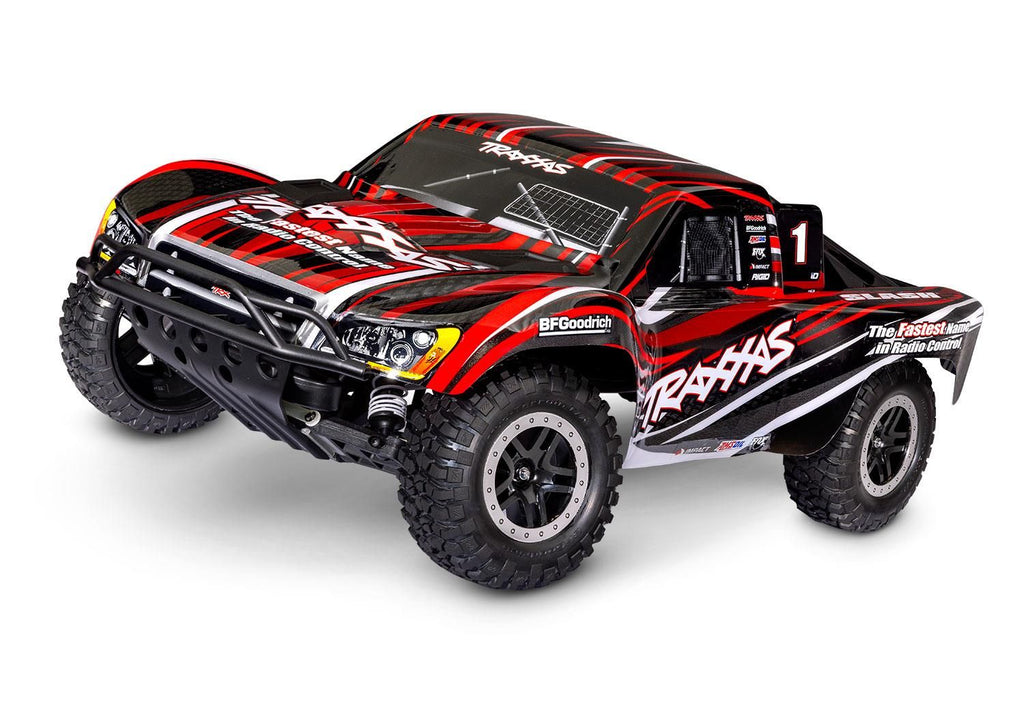 Traxxas Slash 2WD brushed HD (incl accu & lader) - Rood