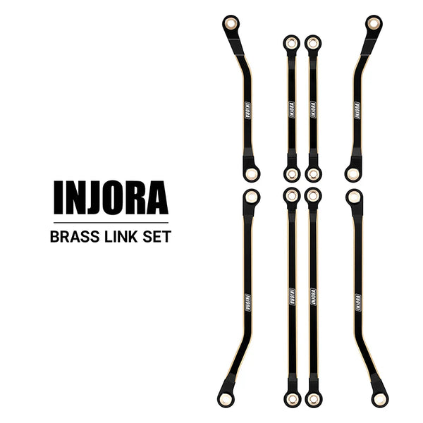 INJORA 4M-97BK - Brass High Clearance Links for 1/18 TRX4M High Trail K10 F150
