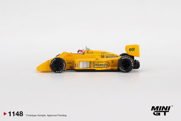 MINI GT 1148 - Lotus 99T #11 Satoru Nakajima 1987 Monaco Grand Prix