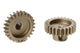 Team Corally - M0.6 Pinion - Gehard staal - 25T - dia. 3.175mm