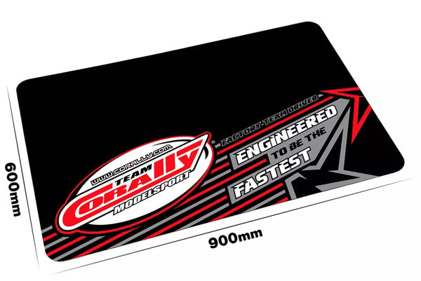Team Corally - Pit Mat - Medium - 900x600mm - 3mm thick