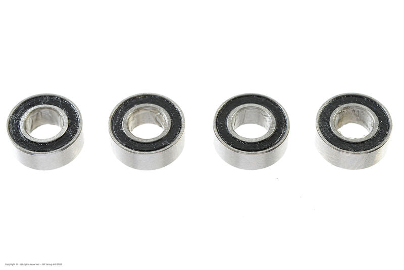 Kogellager 4X8X3 - Chrome Steel - Rubber Shielded (4 pcs)