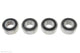 Kogellager 6X13X5 - Chrome Steel - Rubber Shielded (4 pcs)