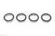 Kogellager 1/2X3/4X5/32 - Chrome Steel - Rubber Shielded (4 pcs)