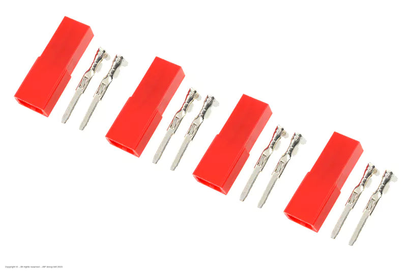 Connector BEC - Gold Plated - Female  (4st)