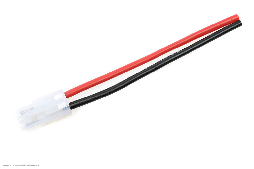 Connector wired - Tamiya - Male Plug - 12cm - 1 pc