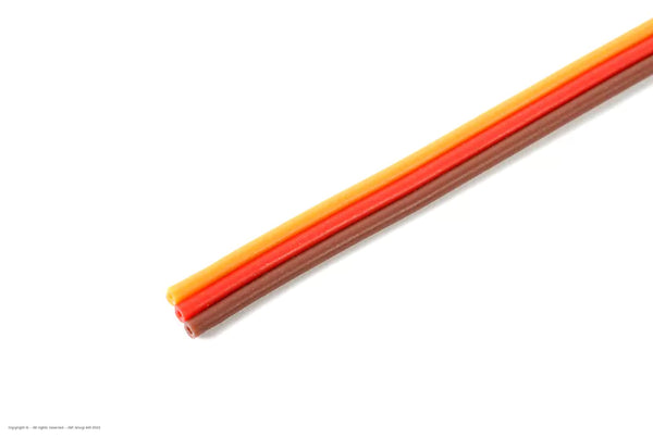 Servo Wire - Flat - 22AWG / 60 Strands - 2 m