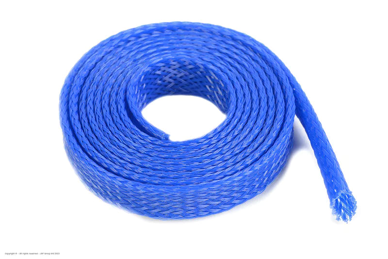 Revtec - Kabel beschermhoes – Gevlochten – 8mm – Blauw – 1m